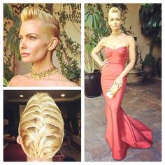 Undercut Updo, Faux Hawk Braid, Jaime Pressly, Formal Updos, Enchanted Wedding, Elegant Updo, Undercut Hairstyles, Hair Crush, Hair Updo