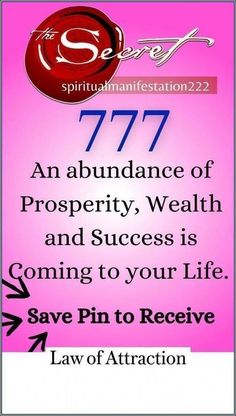 a pink and white sign with the words, spiritamfestion 727 an abundance of prosperity