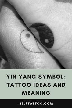 The Yin Yang symbol is one of the oldest and most well-recognized symbols in the world. Over the centuries, it has traveled to all corners of the globe, away from its starting point in Ancient China. It has also taken up a popular spot in the world of tattoos. Yin And Yang Tattoo Design, Abstract Yin Yang Tattoo, Abstract Yin Yang, Yin Yang Tattoo Meaning