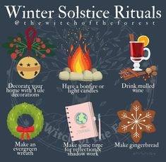 Winter Solstice Rituals, Winter Solstice Traditions, Zodiac Energy, Winter Solstice Celebration, Solstice And Equinox