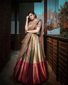 ★we offer Lehenga choli for every occasion from Mehendi to Sangeet to Wedding, we have indian wedding lehenga choli , designer lehenga choli ,floral lehenga choli ,bridal lehenga choli ,bollywood lehenga choli , Silk Lehenga choli ,net lehnga choli ,punjabi lehenga choli,readymade lehenga choli,party wear lehenga choli,navratri lehenga choli,south indian lehenga choli,latest salwar suit,palazzo-suits,indian wedding dress,designer sarees,banarasi sarees,designer gowns. 🌷Lehenga Choli🌷 The Elega Beautiful Lehengas, Lehenga Sari, Orang India, South Indian Bride Saree, Sari Lehenga, Color Knowledge, Lehenga Choli Designs, Fusion Wear