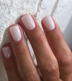 Dip Manicure Ideas For Short Nails, Milky White Nails Opi, Powder Dip Nail Ideas, Opi Milky White, White Dip Powder Nails, Powder Dip Nails, Stars Nails, Soft Pink Nails, White Gel Nails