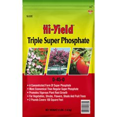 a bag of hi - yield triple super phosphate