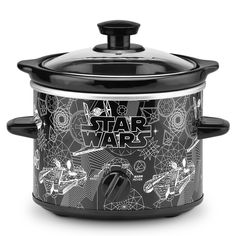 a star wars slow cooker with the lid open