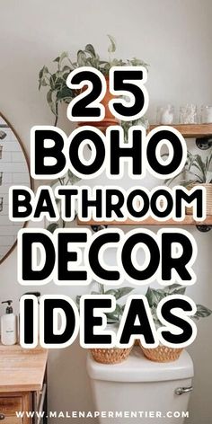 boho bathroom decor ideas Boho Bathroom Decor Ideas, Bathroom Decor Boho, Bathroom Looks, Boho Decor Ideas, Bathroom Decor Ideas On A Budget, Bathroom Decorating Ideas