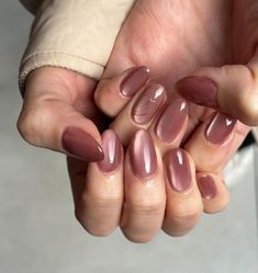 Acrylic Nails Almond Shape, Wine Nails, Asian Nails, Hello Nails, Sassy Nails, Romantic Nails, Diy Acrylic Nails