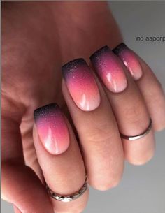 Endless tips for Hairstyles, Makeup, Nail designs, fashion, beauty, love, living Super Cute Nails, Square Nail Designs, Short Square Nails, Nail Art Ombre, Short Acrylic Nails Designs, Dipped Nails, Cute Nail Designs, Fancy Nails