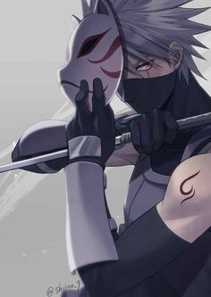 Kakashi Anbu, Kakashi Sharingan, Fan Art Anime, Manga Naruto, Naruto Drawings, Kakashi Sensei, Naruto Uzumaki Art