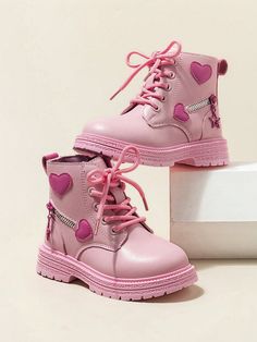 Girls Boots Autumn And Winter New Flat Children Short Boots Middle And Large Children High-Top Boots Girls Princess Boots Baby Shoes Pink Fashionable    Geometric    Kids Shoes, size features are:Bust: ,Length: ,Sleeve Length: Shoes Hack, Pink Flats, High Top Boots, Zipper Boots, Cute Boots, Girls Boots, Kids Boots, Kids Shorts, Winter Shoes