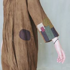 Thailand, Farmer Rangers, Patchwork Ebony Dress – Selvedge Magazine Patchwork Linen Dress, Slow Clothing, Reworked Clothes, Selvedge Magazine, Lagenlook Clothing, Wearable Art Clothing, Patchwork Clothes, Rustic Texture