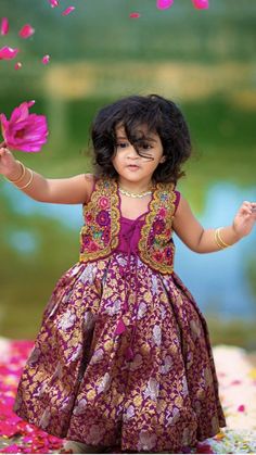 Traditional Dress For Baby Girl, Langa Designs, Baby Frock Pattern