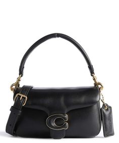 Coach Pillow Tabby 18 Crossbody bag nappa leather black - C3880-B4-BK | wardow.com Coach Pillow Tabby Black, Coach Tabby Pillow Bag Black, Vintage Black Coach Bag, Coach Bag Black, Coach Black Bag, Coach Black Tabby, Coach Pillow Tabby, Coach Pillows, Black Coach Bag