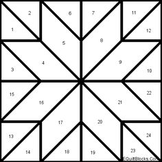 a black and white image of a square with four diagonals on it, in the middle