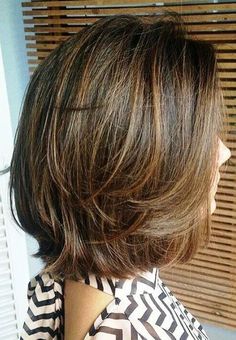 Brunette Black Hair, Long Hairstyle, Short Hairstyles For Thick Hair, Shoulder Length Hair Cuts, Penteado Cabelo Curto, Short Hairstyle, Medium Length Hair