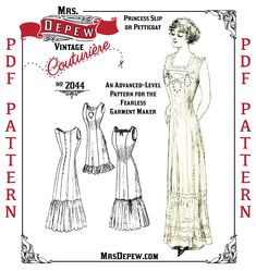 an old fashion pattern for a dress