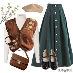 Fall Cottagecore Outfits, Cottagecore Fashion, Cottagecore Aesthetic