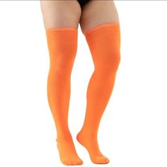 Orange Over The Knee Socks Nwt Orange Socks, Over The Knee Socks, Knee Socks, Over The Knee, Hosiery, Socks, Women Accessories, Orange, Women Shopping