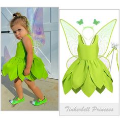 Halloween Tinker Bell Fairy Dress Baby Girl Fantasy Forest Elf Cosplay Costume Kids Green Leaf Tinker Bell Cosplay, Fairy Princess Costume, Fairy Princess Dress, Elf Cosplay, Tinkerbell Fairies, Dress Christmas, Fairy Princesses