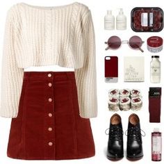 Gryffindor Outfit, Fashion Mode, Outfit Casual, Looks Vintage