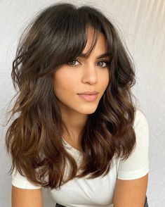 Armpit Length Hair, Textured Haircut, Thick Wavy Hair, Long Hair With Bangs, Trending Haircuts, Long Wavy Hair