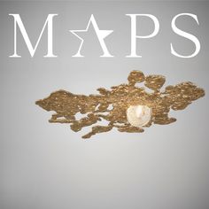 the cover of maps magazine with an image of animals on it's back side