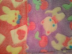 two towels that have been made to look like teddy bears and hearts are on them