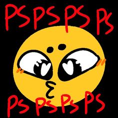 the words pspss are written in red and black with an image of two eyes