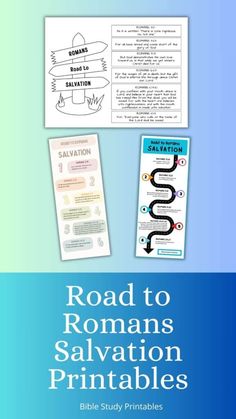 the road to romans salvation printables