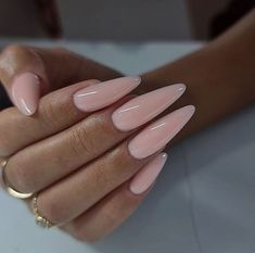 Long Round Nails, Winter Nails 2023, Pale Nails, Pink Tip Nails, Posh Nails, White Acrylic Nails, Almond Acrylic Nails, Round Nails