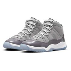 Air Jordan 11 Retro 'Cool Grey' Ct8012-005 Basketball 2021 Size 5 Men 6.5 Women Shoes Are Brand New And Have Never Been Worn. Shoes Come With Their Original Box, But The Box Is Missing The Lid. Nike Jordan 11, Jordan 11 Cool Grey, Jordan 11s, Pretty Sneakers, Branded Shoes For Men, White Nike Shoes, Nike Air Jordan 11, Nike Jordan Retro, Womens Air Jordans