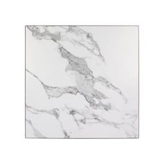 a white marble tile with grey veining