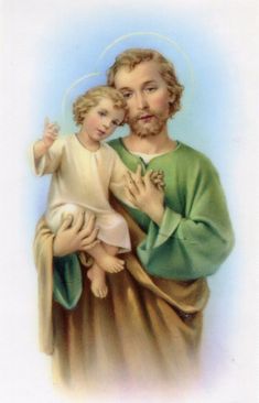 an image of jesus holding a child