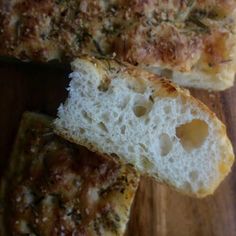 two pieces of bread that have been cut in half