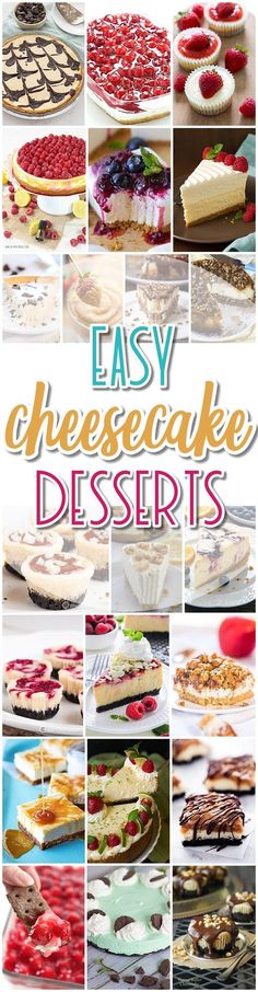 easy cheesecake desserts are the perfect way to use up those leftover pies