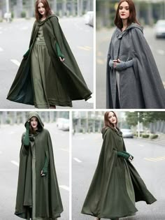 Medieval Outfit, Modest Girly Outfits, Cape Fashion, Dark Academia Clothes, Frock Fashion, Muslim Outfits Casual, Diy Jacket, Medieval Clothing, Stylish Dresses For Girls