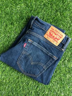 Size 31 Vintage Distressed Levi's 511 Stretch Jeans W31 L29 Mid High Waist Dark Wash Denim Slim Fit Levi Boyfriend Jeans Made In Colombia. 31 x 29 Brand: Levi Strauss & Co. Style: 511 / Tapered Leg Slim Fit / Zipper Fly 98% Cotton, 2% elastane Made In Colombia Size On Tag: W33 L32  but fits more like: W31 Waist 31" Rise 10.25" Thighs 22.5" Hips 40" Inseam 29" Length 38.5" Leg opening 12.5" All measurements are taken with the garment laying flat & doubled. Measurement in inches. CONDITIONS: Distr Levis Boyfriend Jeans, Men's Denim Style, Gents Kurta, Vintage Mom Jeans, Khaki Pants Men, Vintage Levis Jeans, Levi’s Jeans, Jeans Dark Wash, Levi Jeans 501