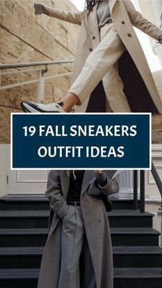 Autumn Sneakers Outfit, Autumn Outfits With Sneakers, Fall Jeans And Sneakers Outfit, Statement Sneakers Outfit, Autumn Outfits Sneakers, Fall Outfits With Sneakers Women, Dressy Tennis Shoes Outfit, Trendy Sneaker Outfits, Fall Sneaker Outfits Women