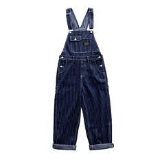 Make a statement with the 2023 Spring-Summer Collection's newest street flair striped free men's denim dungarees. designed to bring a bold and rebellious attitude to any look. Crafted with premium quality denim and distressed patterns. these shorts offer a unique combination of functionality. comfort. and edgy style. The sleek slim fit. resilient zipper and stylish button closure. and unique vertical stripes all create the perfect blend of contemporary fashion and nostalgic grunge.Why They're Yo Trendy Cotton Jeans With Vertical Stripes, Casual Vertical Striped Jeans For Summer, Casual Summer Jeans With Vertical Stripes, Casual Striped Overalls With Pockets, Striped Denim Jeans With Pockets, Casual Vertical Stripes Denim Jeans, Striped Overalls With Pockets For Summer, Jeans With Suspenders, Jumpsuit For Men