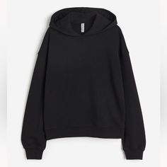 Simple Black Hoodie Never Worn - Very Soft Cleaning Out The Closet! Trendy Black Cozy Fit Hoodie, Basic Black Sweats For Winter, Black Hoodie With Cozy Fit And Crew Neck, Cozy Fit Black Hoodie Sweatshirt, Black Cozy Fit Hoodie With Crew Neck, Black Crew Neck Hoodie With Cozy Fit, Casual Black Sweatshirt With Cozy Fit, Black Fleece Sweats For Fall, Basic Black Sweats For Fall