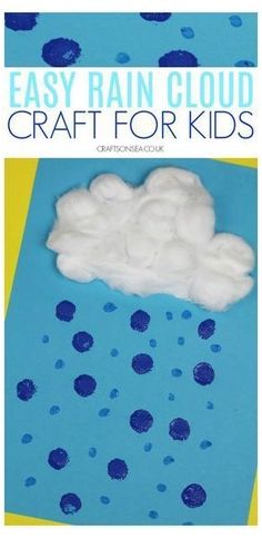 an easy cloud craft for kids to make