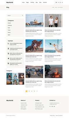 the wordpress theme is clean and modern, but it's easy to use