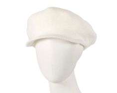 Classic style cream cap that will warm you up in those cold winter months. Elegant shape, woven from blended wool.   Made in Europe  Designed in Australia by Max Alexander  Warm and soft  Wool and acrylic woven fabric Beige Soft Knit Cap, Cream Wool Hat For Fall, White Flat Cap Hat One Size Fits Most, Winter Beige Visor Hat, Beige Winter Visor Hat, Cream Soft Knit Cap, Beige Visor Hat For Winter, White Winter Beret, White Cap For Fall