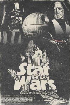 an advertisement for the star wars movie