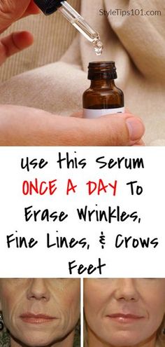 Made entirely out of all natural ingredients such as coconut oil, this DIY anti-aging serum gets deep into the dermis to fill in fine lines, crows feet, and wrinkles. #antiagingserum #skincare #diyserum via @styletips1o1 Diy Anti Aging Serum, Erase Wrinkles, Diy Anti Aging, Aging Serum, Anti Wrinkle Cream, Wrinkle Cream, Best Anti Aging