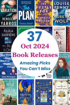 some books with the title 37 oct 2012 book releases amazing picks you can't miss