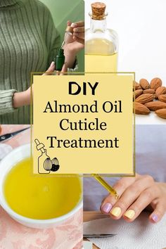 Almond Oil Cuticle Treatment - Vegan Focus Healthy Cuticles, Nail Beds, Cuticle Care, Nail Care Routine, Strong And Healthy, Nail Growth