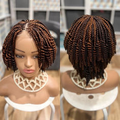 Real Wigs, Short Twists, Twist Curls, Wig Shop, French Curl, Box Braids Hairstyles For Black Women, Sandy Blonde