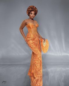 Yoruba Wedding Dress, African Bride Dress, Luxury Bridal Dress, Asoebi Dress, Nigerian Dress Styles, Bride Dress Elegant, Nigerian Dress, Nigerian Bride, Yoruba Wedding