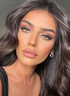 Machiaj Smokey Eyes, Natural Prom Makeup, Mekap Mata, Classy Makeup, Wedding Eye Makeup, Glam Wedding Makeup, Best Wedding Makeup, Prom Eye Makeup, Bridesmaid Hair Makeup