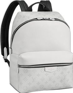 Luxury White Standard Backpack, Luxury White Backpack, Luxury School Bags With Logo, Luxury School Backpack With Logo, Monogram Canvas, Luxury Branding, Silver Tone, Monogram, Louis Vuitton